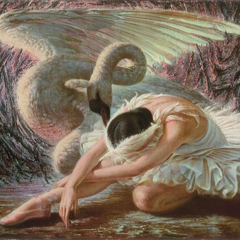 Dying Swan by Tretchikoff