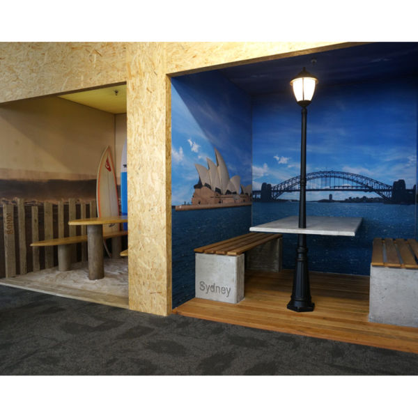 Alternative view of Free Standing Wall Baner