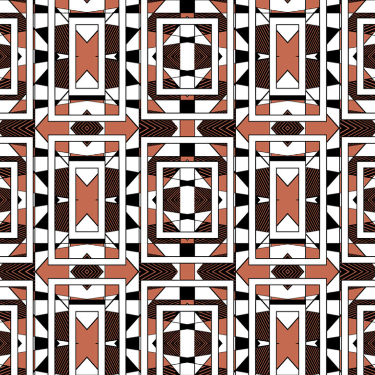 Bold Roots Raw Sienna - Robin Sprong Wallpapers