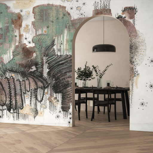 Atoms and Vegetation Mural