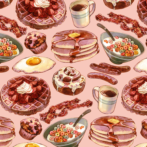 The Joy Of Breakfast - Candy Pink