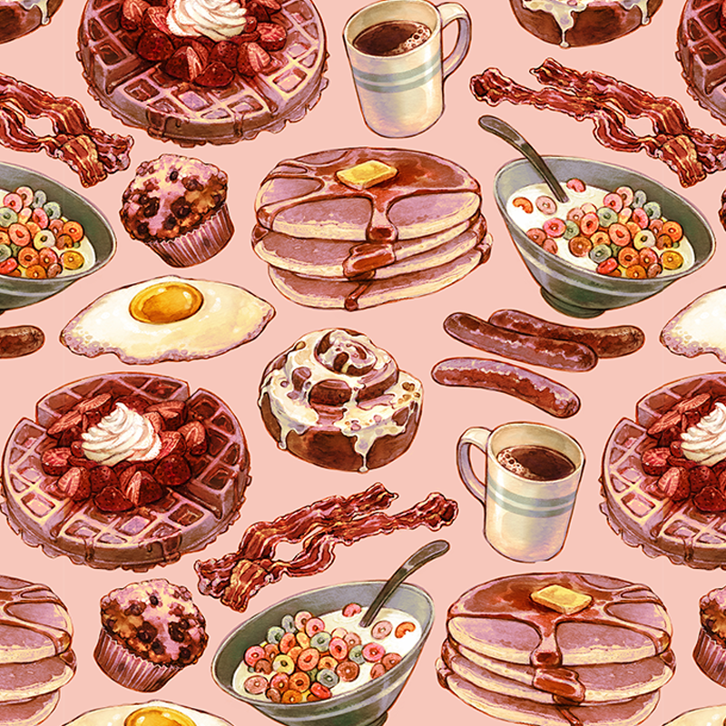 The Joy Of Breakfast - Candy Pink