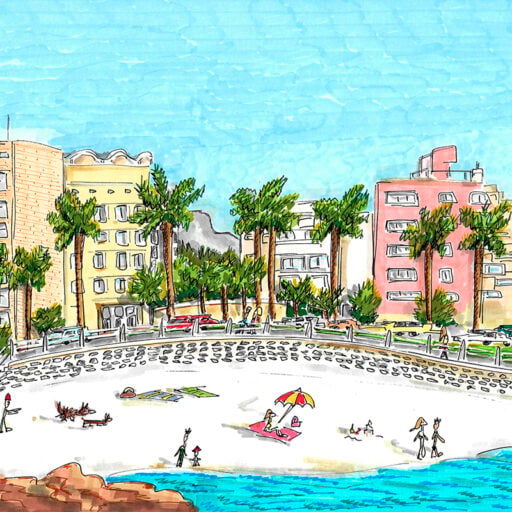 Alternative view of Rocklands Mural