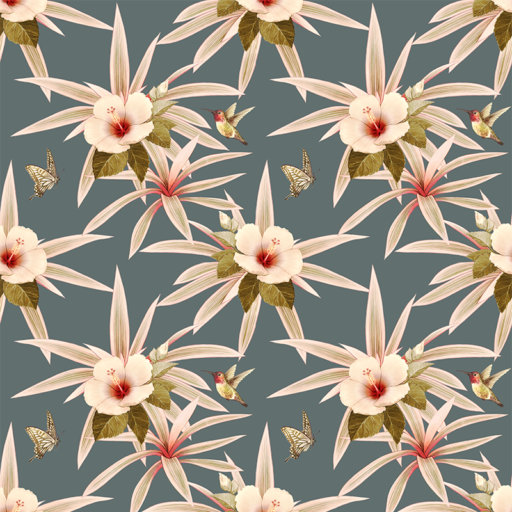 Pollinator Party - Dusty Blue