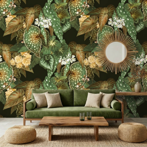 Alternative view of Begonia - Earthy Green