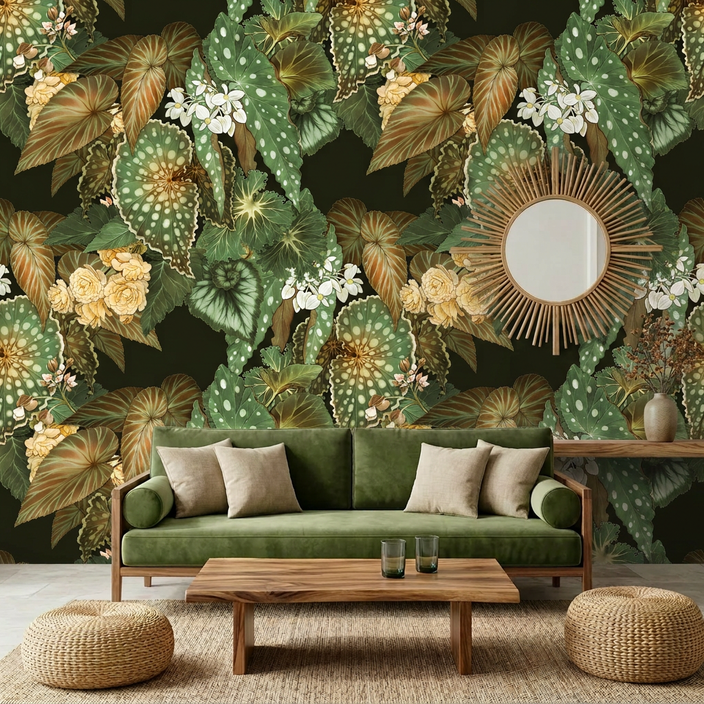 Begonia - Earthy Green - Image 2