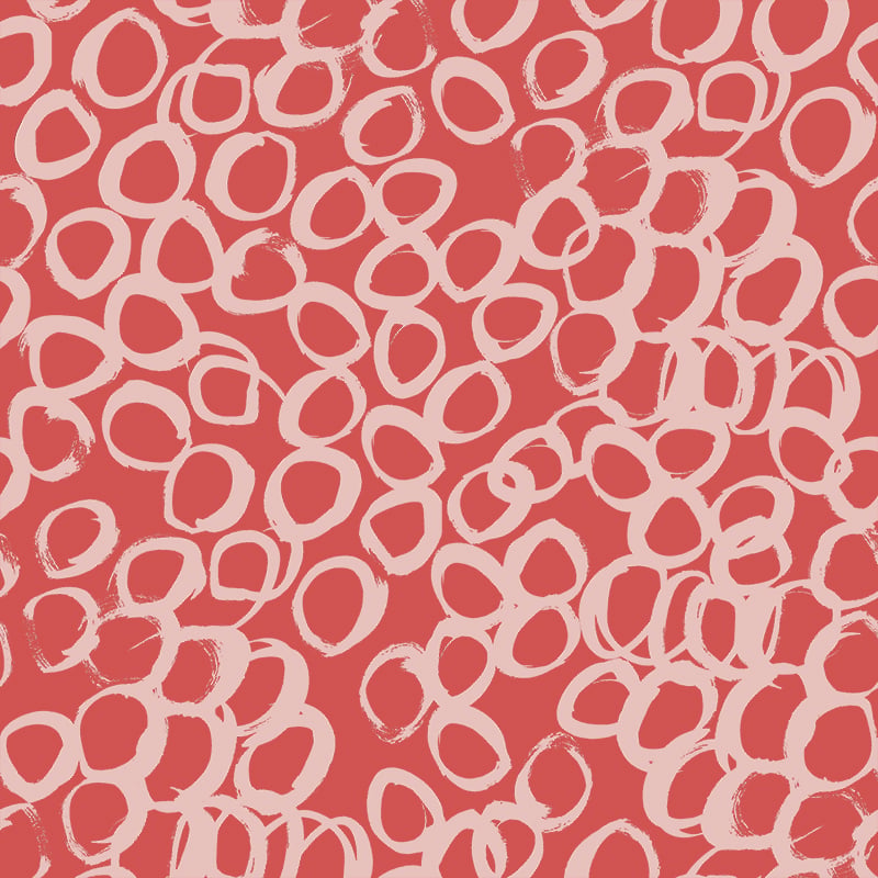 Circle Scribble - Red - Image 2
