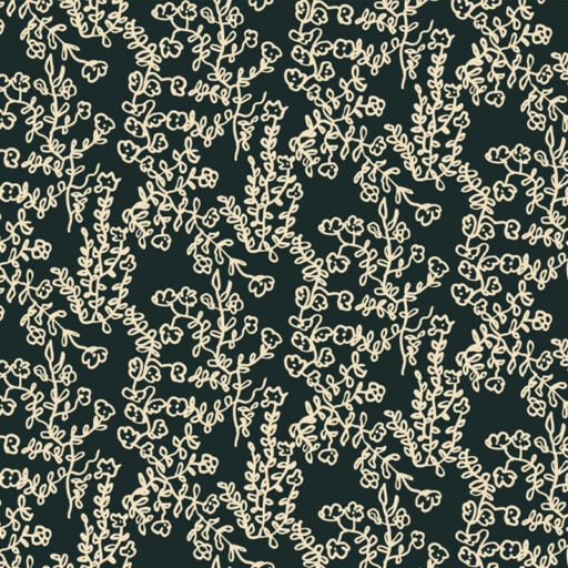 Alternative view of Bloom - Cream on Dark Green