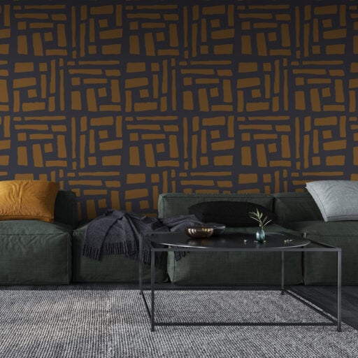 Harmony - Brown on Navy