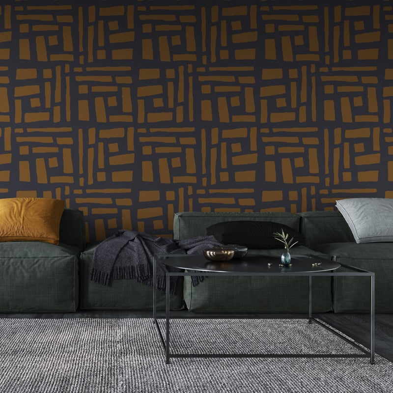 Harmony - Brown on Navy