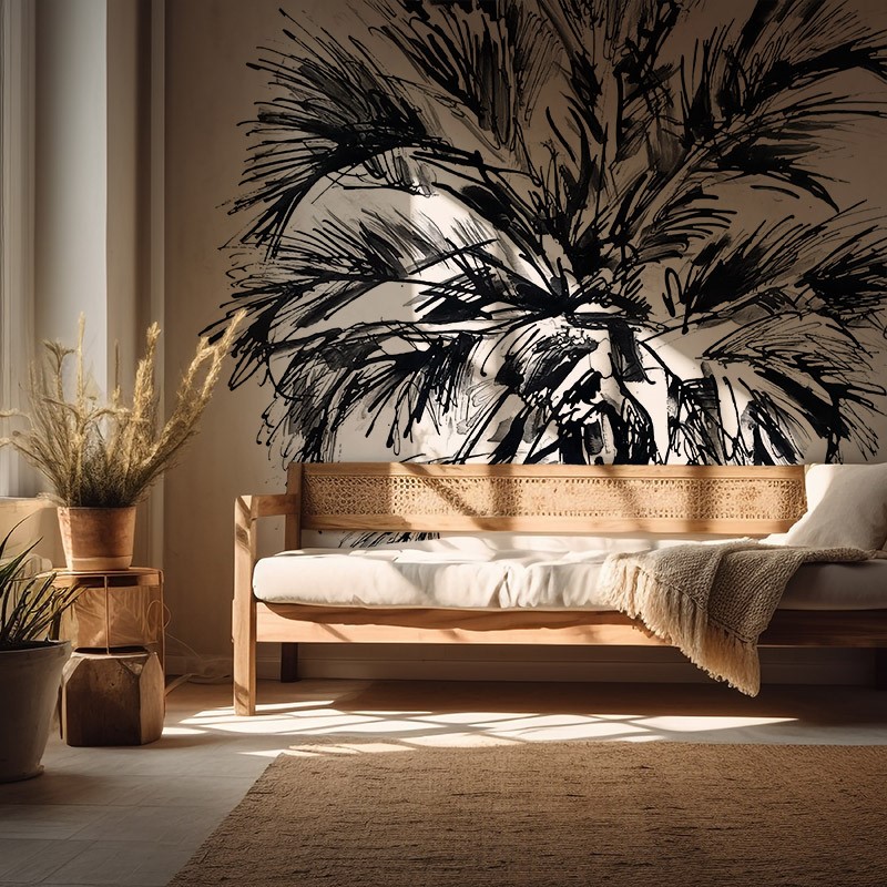 Borassus Palm Mural