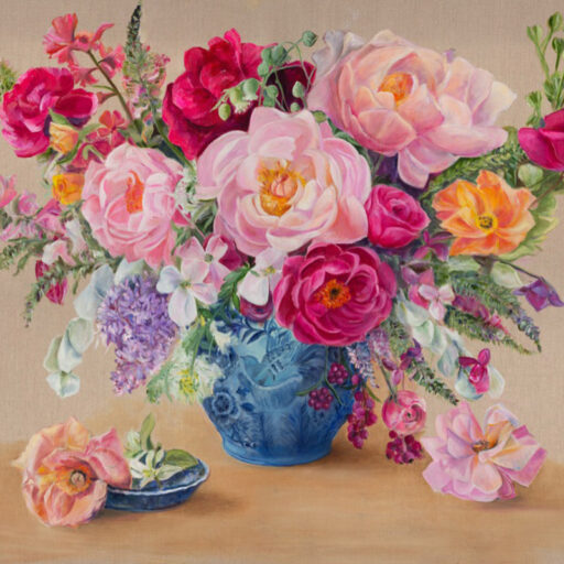 Alternative view of Delft Blooms Mural