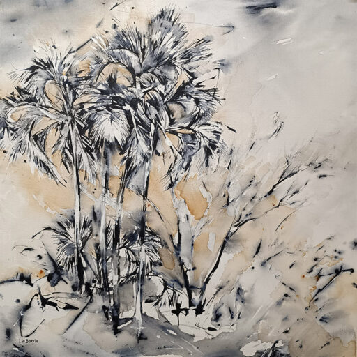 Alternative view of Lala Palms Mural