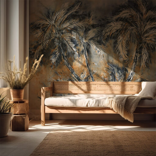 Phoenix Palms Landscape - Colour Mural