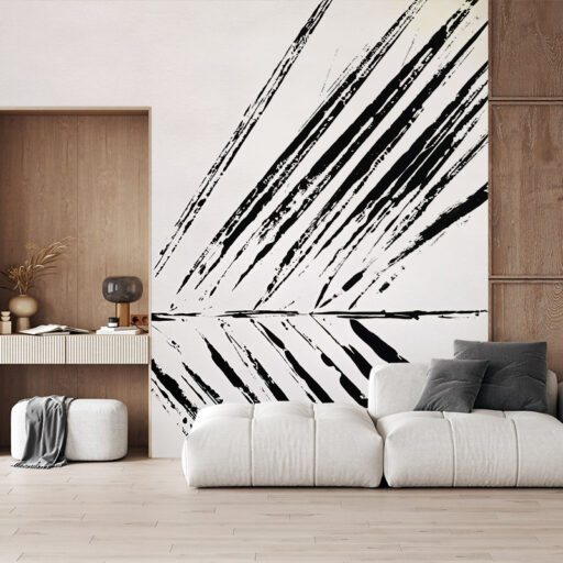 Phoenix Palm Imprint Mural