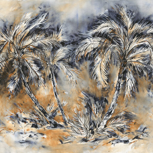 Alternative view of Phoenix Palms Landscape - Colour Mural