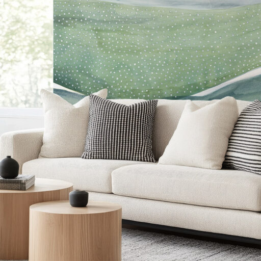 Alternative view of Summer Waves Mural