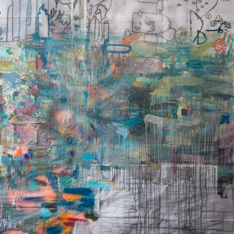 Senyol Collectiiion Studio Green Mural - Image 2