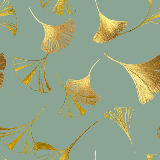Alternative view of Golden Ginkgo Duck Egg Blue