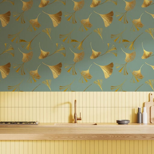 Golden Ginkgo Duck Egg Blue