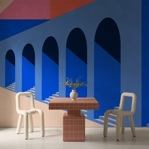 Doorways Blue Mural