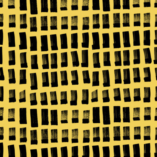 Alternative view of Brushed Sticks – Yellow Fabric