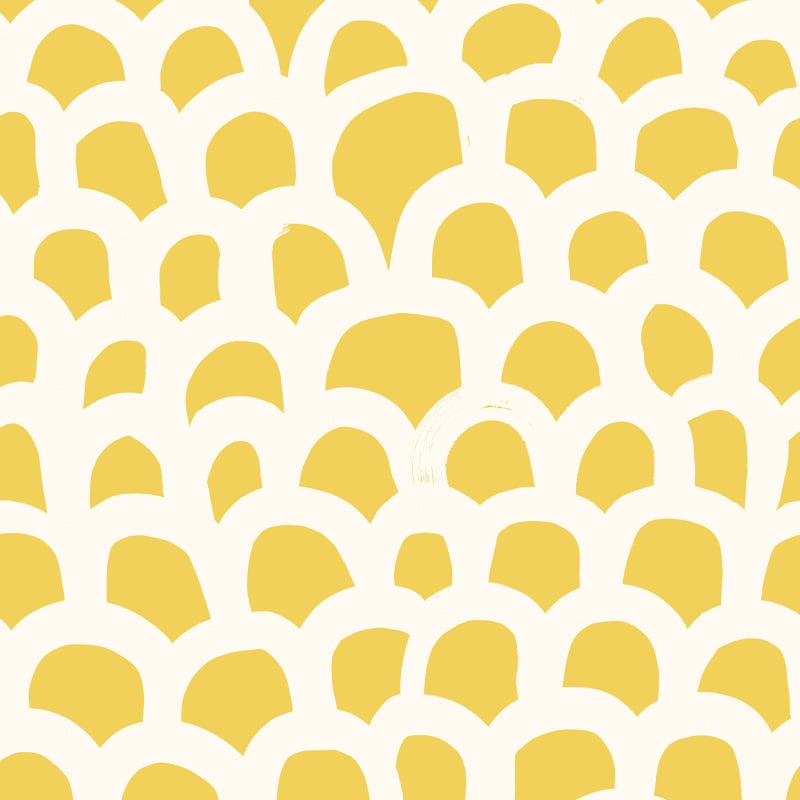 Mos Yellow Fabric - Image 2