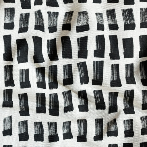 Brushed Sticks – Black & White Fabric