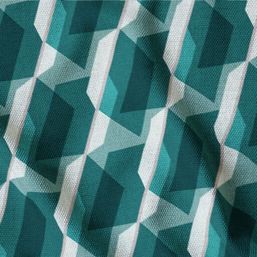 Campbell Teal Fabric