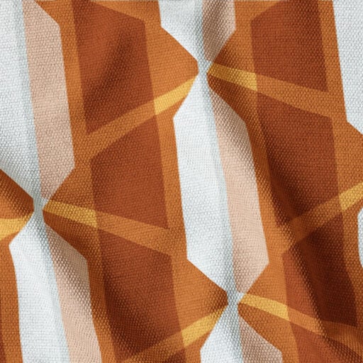 Gosford Orange Fabric