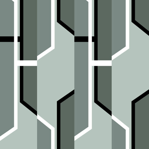 Alternative view of Hara B&W Fabric
