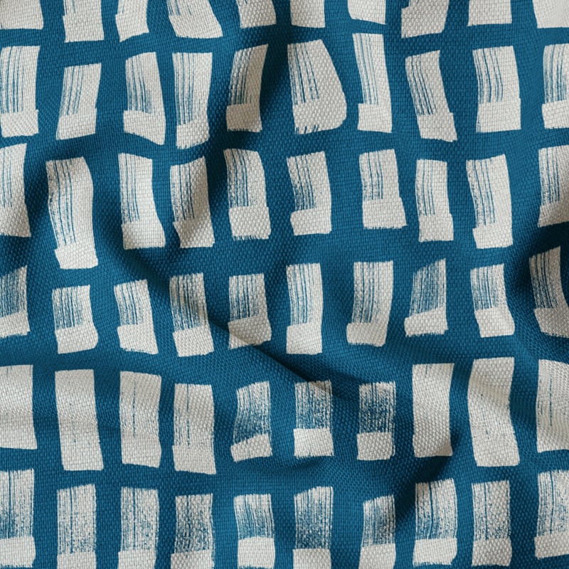Brushed Sticks – Blue Fabric