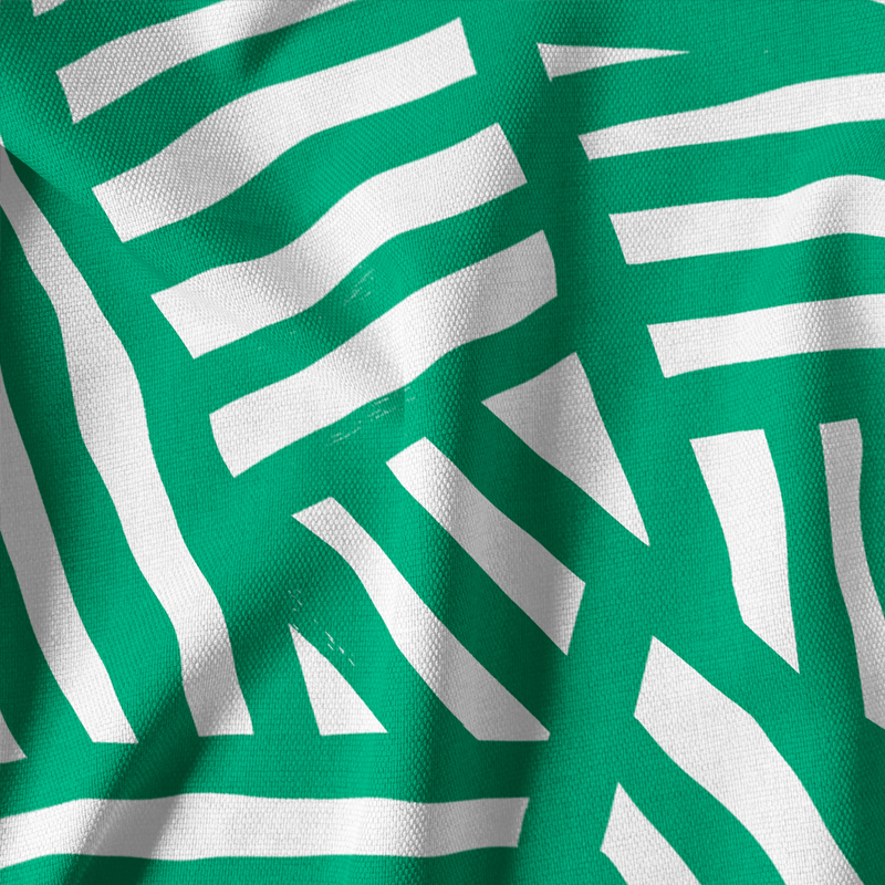 Spinnerag Green Fabric
