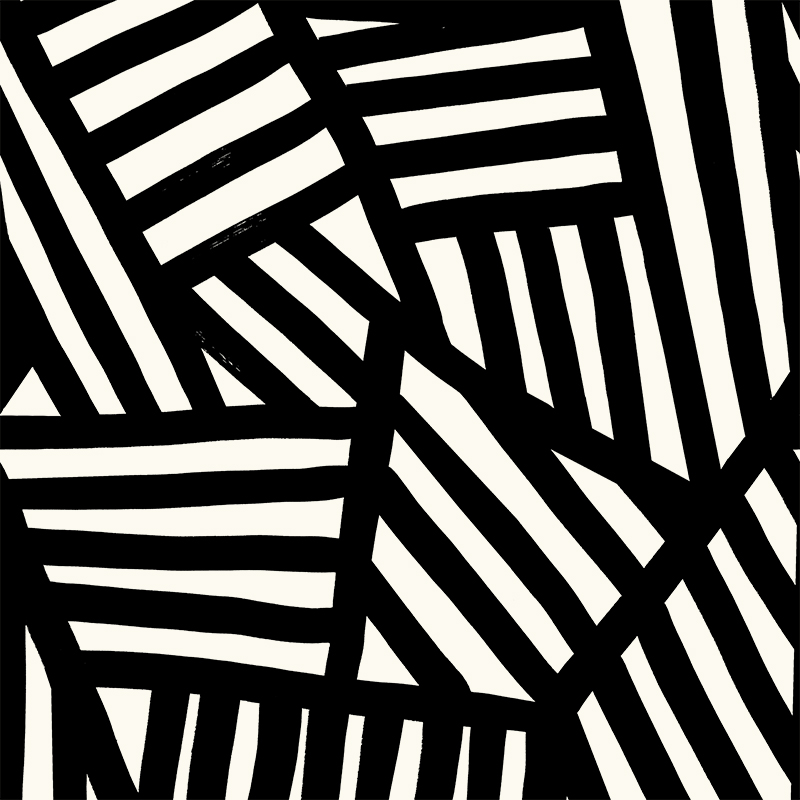 Spinnerag Cream Black Fabric - Image 2