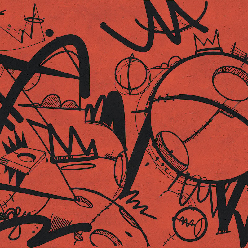 Techno Sprawl Orange - Image 2