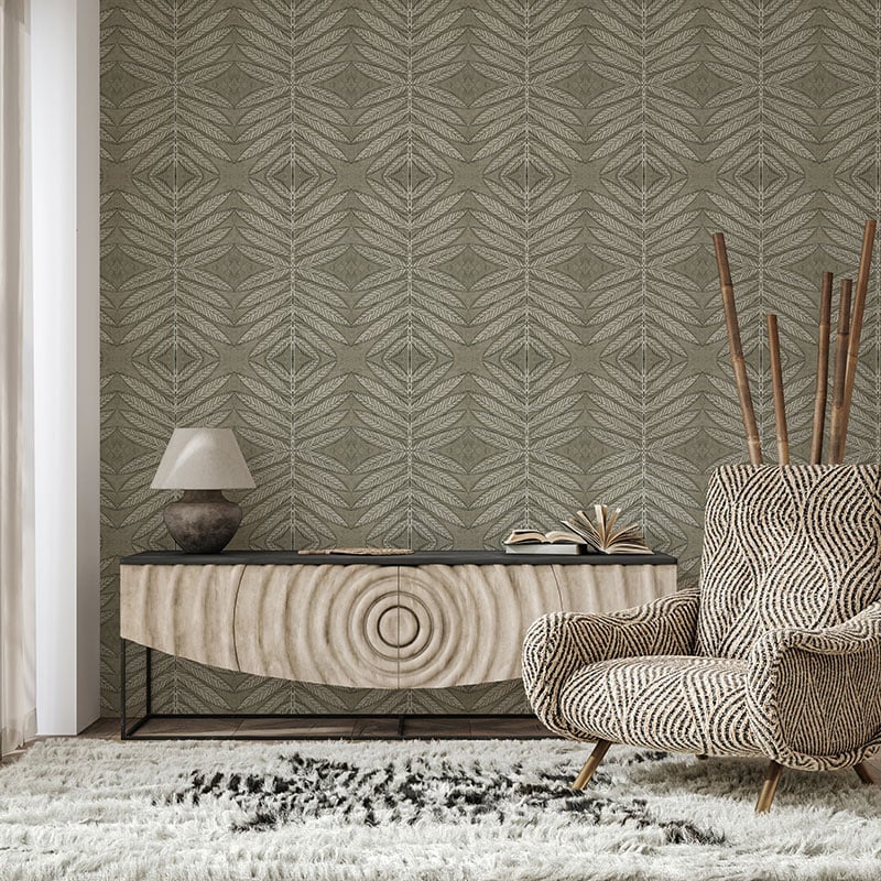 Grey Palm Leaf - Image 2