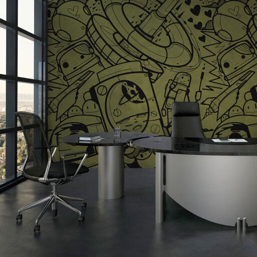 Urban Automation Black on Green