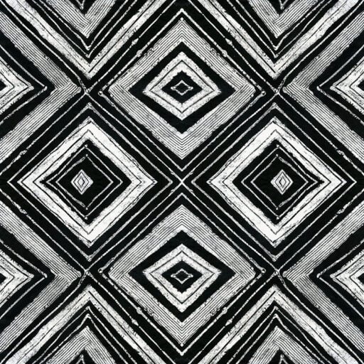 Linear Diamond Black