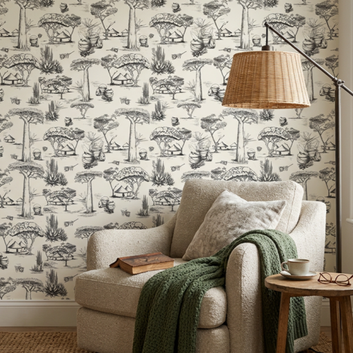 Toile du Sud Charcoal