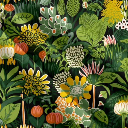 A Walk In The Jungle Fabric