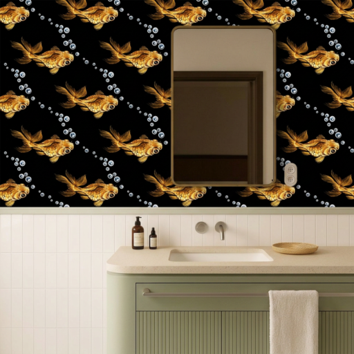 Alternative view of Goldfish - Black
