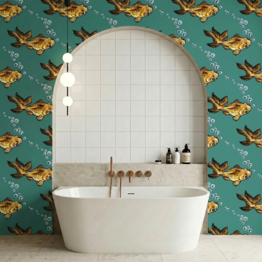 Alternative view of Goldfish - Blue