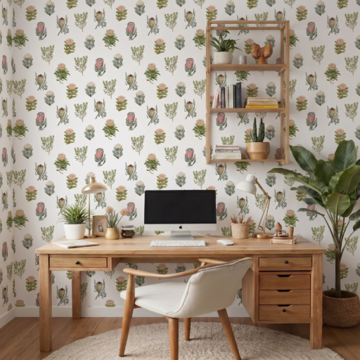 Alternative view of Protea - Spaced
