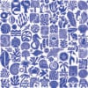 Africa Deep Blue on White- ALS