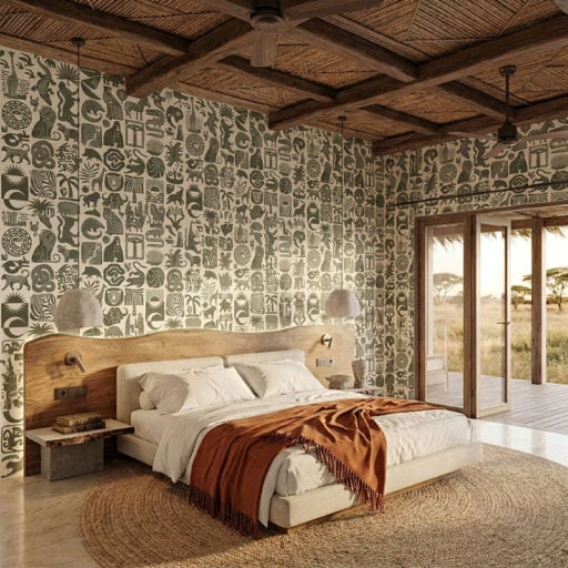 Alternative view of Africa Untamed- Khaki on White