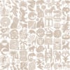 Africa Untamed Stone on White Wallpaper- ALS