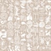 Africa Untamed White on Stone Wallpaper-ALS