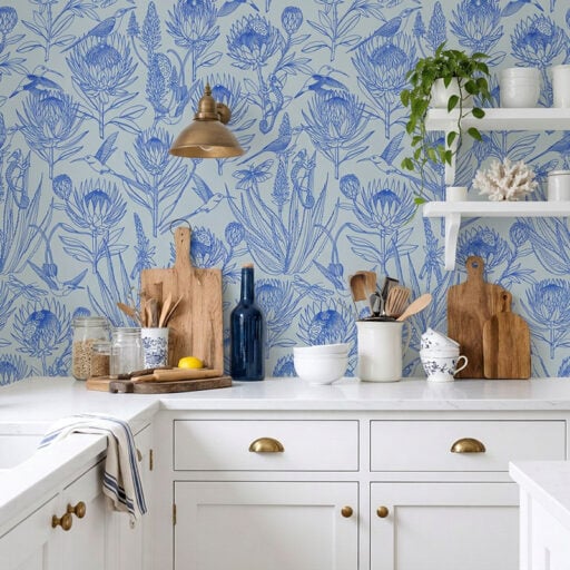 Alternative view of Bloom Essence- Blue on Light Blue