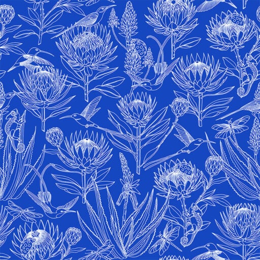 Bloom Essence Cream on Blue Wallpaper- ALS