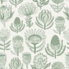 Floral Kingdom Sage on White Wallpaper- ALS